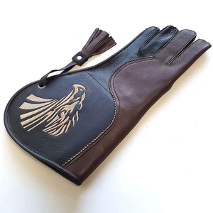 Haute qualité dernier prix gants de fauconnerie en cuir approvisionnement direct d'usine nouvelle conception gants de fauconnerie - Product Image 3