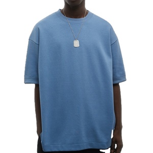 T-shirt personnalisé vierge de haute qualité, imprimé sérigraphié, respirant, coupe décontractée, 100 % coton, pour hommes, vente en gros - Product Image 3