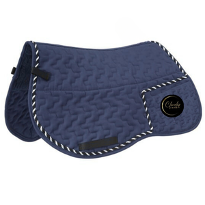 CLOVELIS IMPEX Tapis de selle western personnalisé en cordon, haute performance, respirant, pour l'équitation - Product Image 1