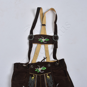 Short Lederhosen allemand bavarois pour hommes meilleure qualité haut tendance style moderne nouveau modèle respirant pas cher prix anti-rides - Product Image 3