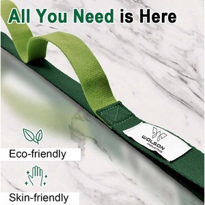 10 boucles de sangle extensible non élastique, parfaites pour l'entraînement à domicile, l'étirement, la physiothérapie, le yoga, pour hommes et femmes. - Product Image 6