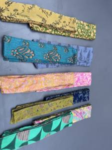 Handmade Unisex Saree <b>Belt</b> Light-Weight Polyester 75-inch Length and 2-inch Width Assorted Styles for <b>Kimono</b> - Product Image 5