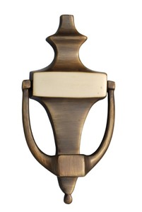 Antique co Vòng satin Antique <span class=keywords><strong>Brass</strong></span> cửa knocker ốc vít cao cấp phần cứng cho cửa an toàn buộc - Product Image 2
