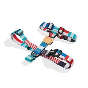 H-Shaped Striped <b>Yacht</b> Harness Dog Harness with Unique Pattern for Outdoor Adventures - Product Image 1