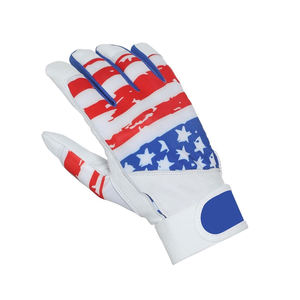 Guantes de Bateo de Béisbol con Logotipo Personalizado de Última Generación para Profesionales, Diseño de Sublimación en Cuero Genuino, Guantes de Bateo de Softbol en Venta - Product Image 6