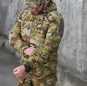 เครื่องแบบยุทธวิธีเสื้อแจ็กเก็ตผ้าฝ้ายลายพรางสำหรับผู้ชาย, แจ็กเก็ตผ้าฝ้ายกันหนาวกลางแจ้งฤดูหนาว - Product Image 3