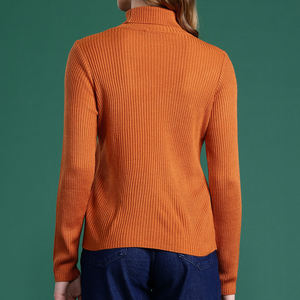 <b>Women</b> <b>Long</b> Autumn/Winter Oversized Mockneck <b>Sweatshirt</b> Loose Fit Casual Pullover Warm Fleece Soft Daily Wear Front Logo High - Product Image 4