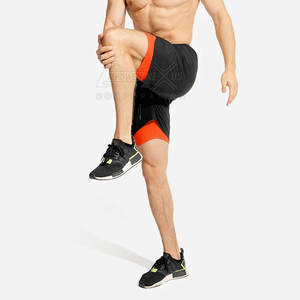 Pantalones cortos de entrenamiento de último diseño Pantalones cortos de entrenamiento con logotipo personalizado a bajo precio Pantalones cortos de entrenamiento de secado rápido recién llegados - Product Image 2