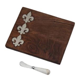 Planche à découper en bois avec poignée, plateau décoratif pour pizza, prix de gros, planche à découper en bois de grain, bloc à fromage en bois - Product Image 3