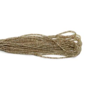 Zircon brun doré naturel facetté rond, coupe diamant, haute qualité, perles de micro CZ de 2-3 mm, certifié par un tiers - Product Image 2