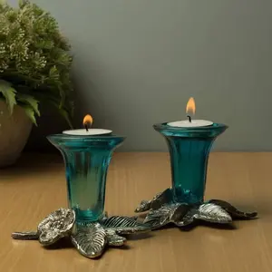 Khajur Design Decorative <b>Candle</b> Holder Iron Metal <b>Tea</b> <b>Light</b> - Product Image 6