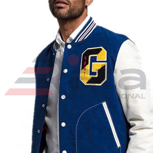 Chaqueta Letterman de Primera Calidad, Chaqueta Universitaria Varsity Unisex con Bordado Chenille Personalizado al por Mayor - Product Image 6