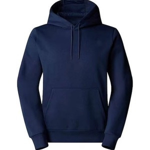 Logo personnalisé Meilleure vente Sweat à capuche de sport grande taille pour hommes Hiver Respirant Séchage rapide Manches longues Sweat à capuche de fitness pour hommes Couleur bleue - Product Image 5
