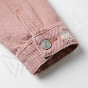Offre Spéciale Veste en Jean pour Femme Classique Boutons Devant Col Revers Manches Longues Couleur Personnalisée Mode Casual Tendance - Product Image 6