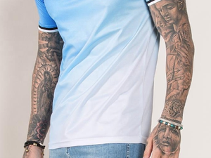 T-shirts décontractés pour hommes en coton 100% de haute qualité 2025, à col rond, tricotés, avec logo personnalisé, séchage rapide et respirants - Product Image 5