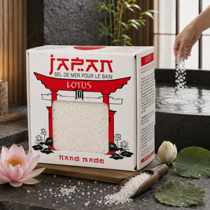 Japan Lotus <b>Milk</b> <b>Bath</b> Salt with Natural Sea Salt <b>Milk</b> and Corn Starch Moisturizing Nourishing <b>Bath</b> Soak for Soft Smooth Velvety - Product Image 1