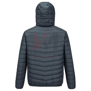 Veste d'hiver à capuche pour hommes de haute qualité manteau isolé compressible léger automne printemps hiver approvisionnement en vrac OEM direct de l'usine - Product Image 2