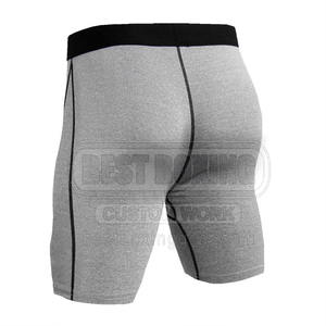 For Adult OEM Service Wholesale Custom Made <b>Compression</b> <b>Shorts</b> New Arrival Solid Color <b>Men</b> <b>Compression</b> <b>Shorts</b> - Product Image 4