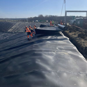 China <strong>HDPE</strong> <strong>Liner</strong> Geomembrane Environmental Protection <strong>HDPE</strong> Smooth Fish Farm Pond <strong>Liner</strong> Membrane - Product Image 2