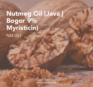 Aceite de aromaterapia líquido de nuez moscada (Java) |   Bogor 9% Myristicin) (NM-001) Van Aroma - Product Image 1