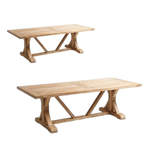 Mobilier d'extérieur en bois massif Table de jardin Ensembles de meubles modernes Ensembles de tables à manger en bois Meubles de jardin Indonésie produits - Product Image 2