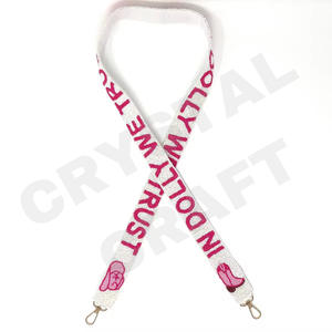 Correas personalizadas para bolso de cuentas de semillas de oro blanco, correa para monedero con múltiples cuentas de estrella, accesorios de moda para bolsos - Product Image 5