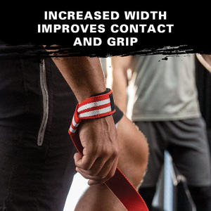 Vente en gros OEM Logo personnalisé Gym Training Haltérophilie Sangles de poignet Figure Heavy Duty Sangles d'haltérophilie - Product Image 4