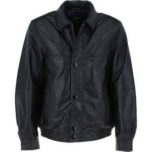 Veste d'hiver pour homme en cuir véritable de haute qualité, col montant, manches longues, imperméable, coupe-vent, logo personnalisé, design haut de gamme - Product Image 1
