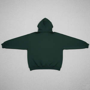 Sweat-shirts à capuche surdimensionnés en polyester/coton pour l'automne, style streetwear, avec broderie de logo personnalisé et impression en relief, vente en gros - Product Image 4