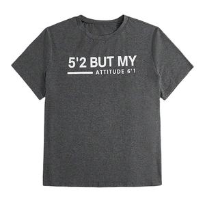 Top corto personalizado de alta calidad para mujer, camisetas de manga corta de algodón para mujer, vestido transpirable con cuello redondo, CropTop de punto - Product Image 1