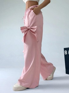 Organic Cotton Stylish <b>Cargo</b> <b>Pants</b> <b>Women</b> Custom Casual Design Wholesale <b>Pants</b> High Quality Breathable Woman Trousers - Product Image 3