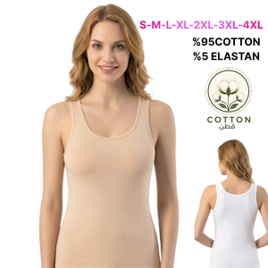 Women's <b>sleeveless</b> cotton camisole Solid <b>white</b> tank <b>top</b> breathable Breathable cotton camisole <b>top</b> - Product Image 3