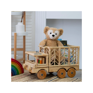 Nouveautés Voiture pour enfants en rotin écologique et durable Jouet pour enfants Voiture pour enfants Jouet en rotin - Product Image 2