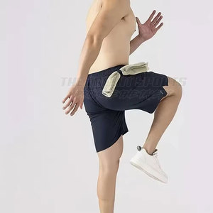 Shorts d'entraînement légers en tissu non tissé pour hommes, pour la course à pied et les séances de gym - Confort anti-plis - Product Image 6