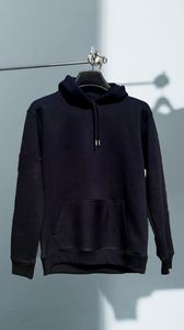 Sweat à capuche unisexe de haute qualité 100 % coton épais 400 g/m² coupe oversize épaules tombantes sans cordons numérique ODM uni automne - Product Image 4