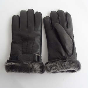 Guantes de Invierno para Hombre de Fabricación Directa, con Logotipo Personalizado, de Cuero de Calidad Profesional, Transpirables para Exteriores - Product Image 2