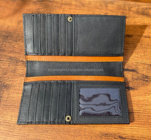 Nuevo bolso de mano plegable de cuero de vaca con estilo occidental diseñado para mujer, superventas, carteras para tarjetas de crédito únicas de cuero genuino - Product Image 6