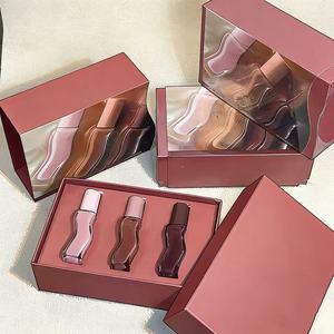 Nuevo aceite labial hidratante y reparador con aroma a vainilla y leche toffee, brillo labial de 8 ml, paquete de tres, cosméticos de marca al por mayor - Product Image 1