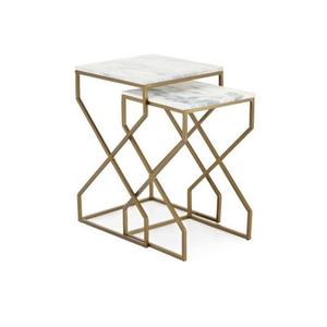 Table basse en métal de haute qualité dessus en verre pour hôtel maison Restaurant salon chambre meubles utiliser article - Product Image 4