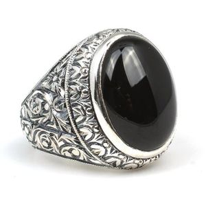 Bijoux faits main en argent 925, opale éthiopienne de coupe ovale délicate, motif géométrique avec Elii Kalemli pour homme, à porter au quotidien, Yzk - Product Image 2
