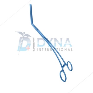 Abrazadera de Aorta DeBakey de alta calidad de acero inoxidable Mordazas atraumáticas DeBakey curvas completas de titanio de 10,5 "(26,5 cm) - Product Image 4