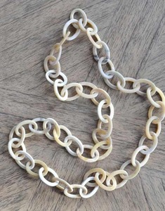 Collares de cuerno de búfalo hechos a mano con diseño de flores, pieza de ágata, regalo cristiano de moda a bajo precio, venta al por mayor de La India - Product Image 3