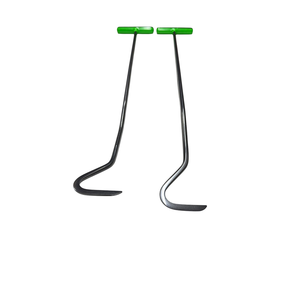 Velmora Tiges de réparation de bosses sans peinture 2 pièces en C-Bend à pointe pointue en acier blanc pour outils PDR Body Repair Equipment Edition - Product Image 4