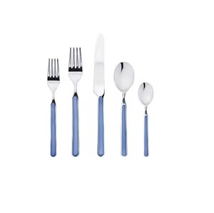 Juego de Cubiertos de Acero Inoxidable con Diseño de Hoja y Flor, Ecológico, de Lujo, Moderno, Cuchara y Tenedor Reales para Bodas - Product Image 6