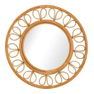 Contemporary Minimalist Rattan <b>Mirror</b> Creative Design Home <b>Wall</b> <b>Hanging</b> Decorative <b>Mirror</b> Everyday Use - Product Image 2