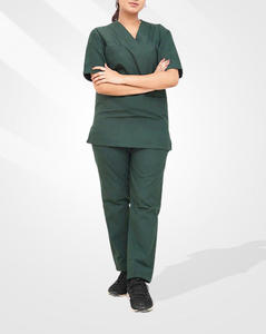 Conjunto de Uniformes Médicos Quirúrgicos de Verano Personalizados de Alta Gama, Mono de Enfermería, Uniforme Médico Hospitalario Unisex, Conjunto de Uniformes con Spandex - Product Image 4