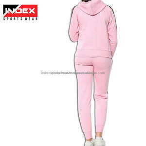 Ensemble de survêtement décontracté pour femmes en mélange de coton doux, idéal pour le quotidien et le sport, vente en gros - Product Image 2