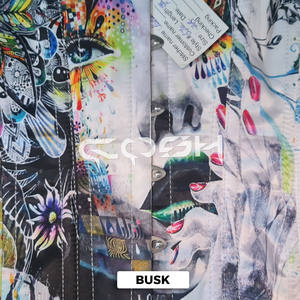 Corsé de satén personalizado con estampado facial sublimado - Product Image 5