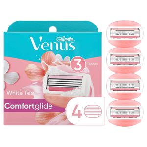 Repuestos de Cuchillas para Maquinilla de Afeitar Gillette Venus Comfortglide Spa Breeze para Mujer, Paquete de 4, 100% Originales - Product Image 1