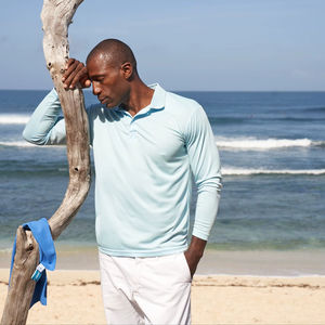 Camisa Casual Unisex de Manga Larga, Color Sólido, Logotipo Personalizado, Suministro ODM, Transpirable, de Poliéster de Punto, Secado Rápido - Product Image 4